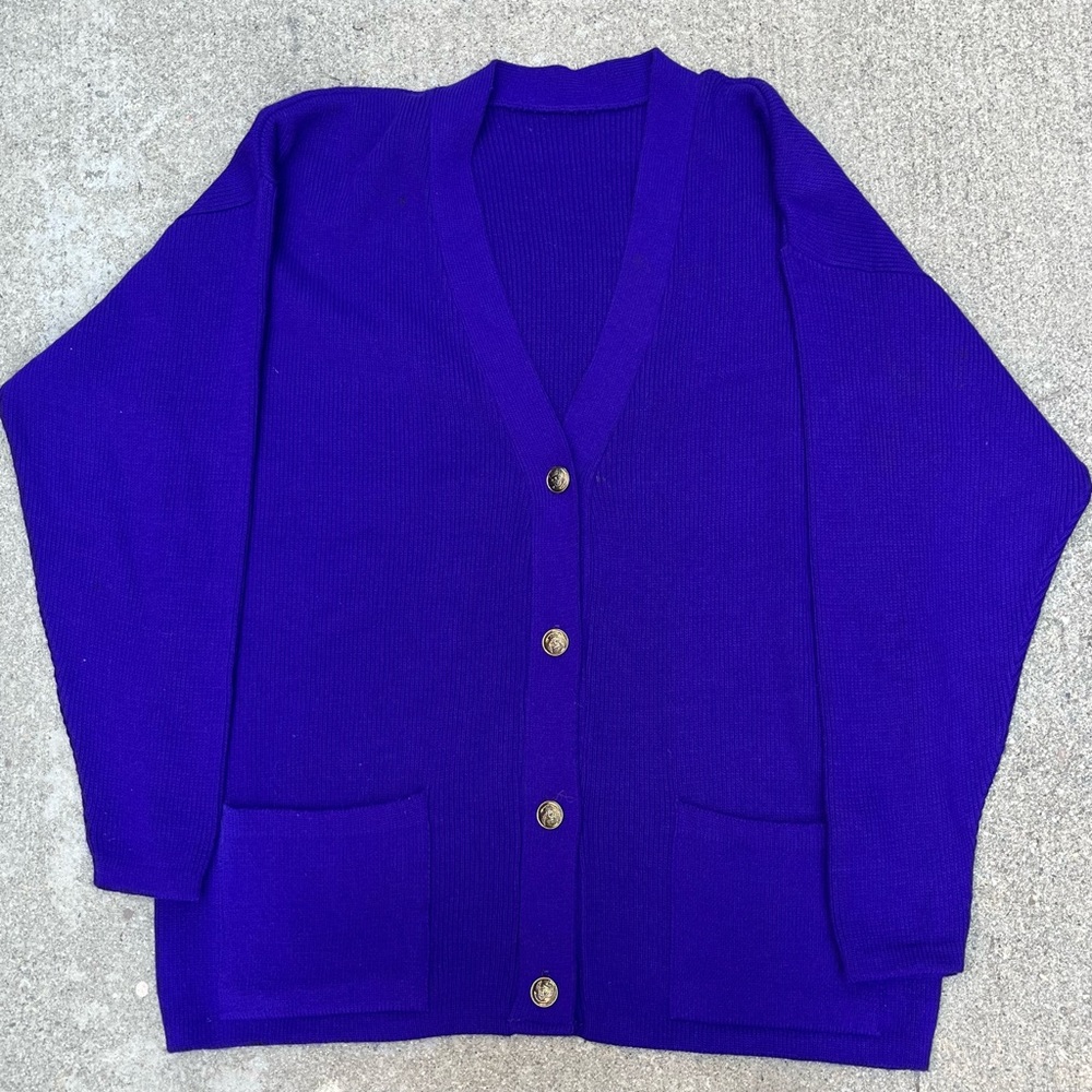 Vintage purple cardigan
